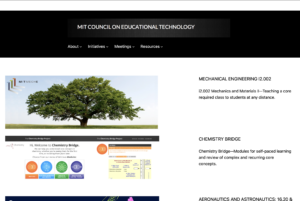 screenshot-mit-council-on-educational-technology